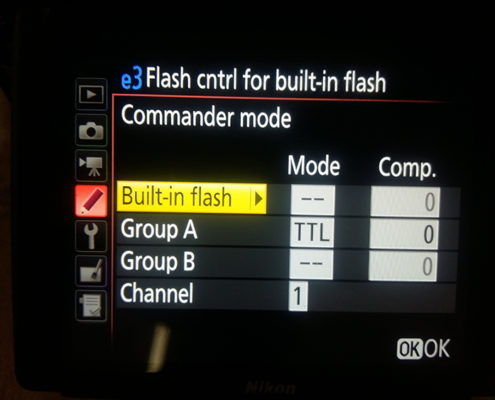 efx8 flash in commander mode