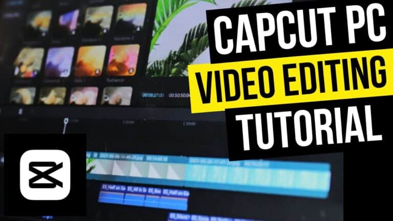 Capcut PC Video Editing Tutorial for Beginners