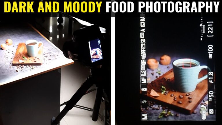 Dark and Moody Food Photography Tutorial