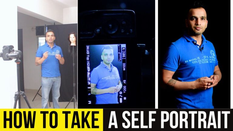 How to do Self Portrait Photography in a Studio