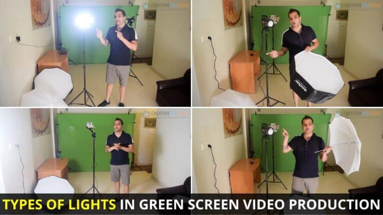 Different Types of Lights Used in Green Screen Video Production