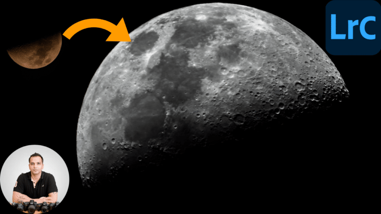 How to Edit Moon Photos in Lightroom Classic – Complete Tutorial