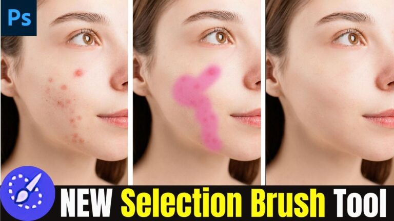 New Selection Brush Tool in Photoshop – Beginners Tutorial