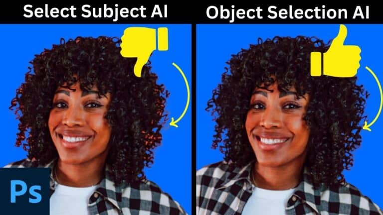 Which AI Selection Tool is Better in Photoshop? Object Selection VS Select Subject