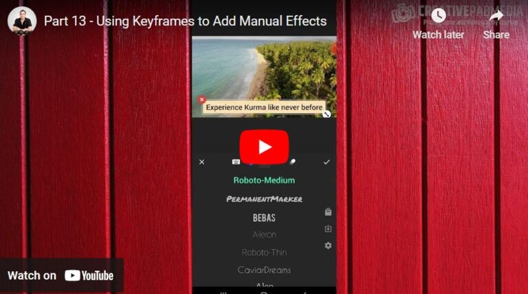 How to Use Keyframes in InShot to Add Customized Effects