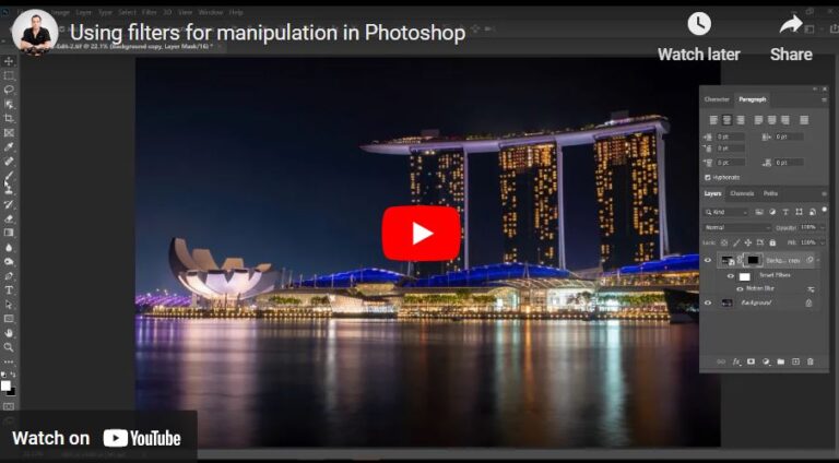 How to Use the Motion Blur Filter in Photoshop For Long Exposure Shots