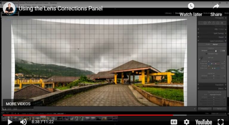 Lightroom 101- What Does Lens Correction Do in Lightroom Classic?