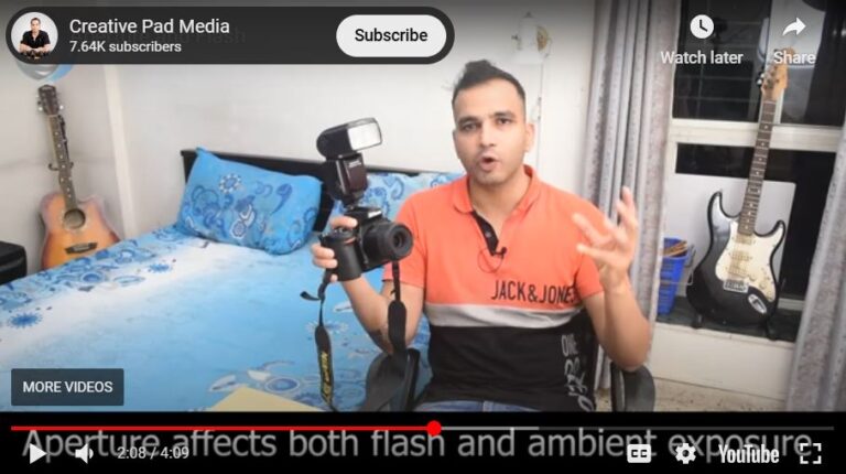 How Does Aperture Affect Flash Exposure? – Beginners Tutorial