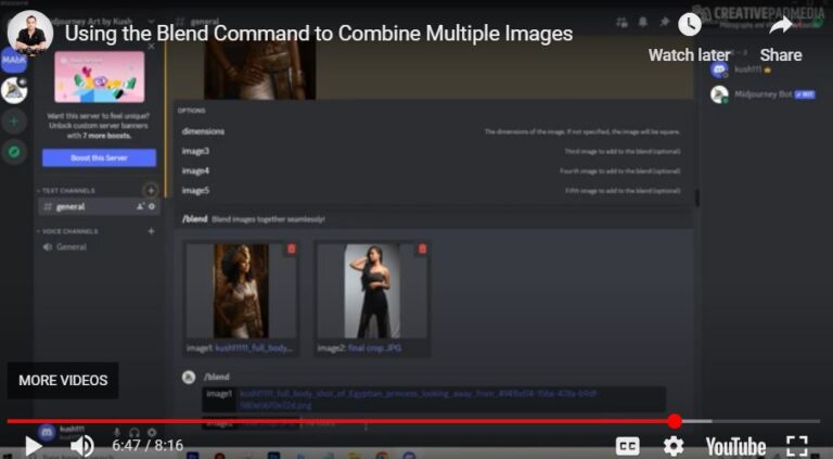 What Does the Blend Command Do in Midjourney? – Beginners Tutorial