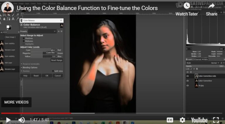 What is the Use of Color Balance in GIMP? – A Beginners Tutorial