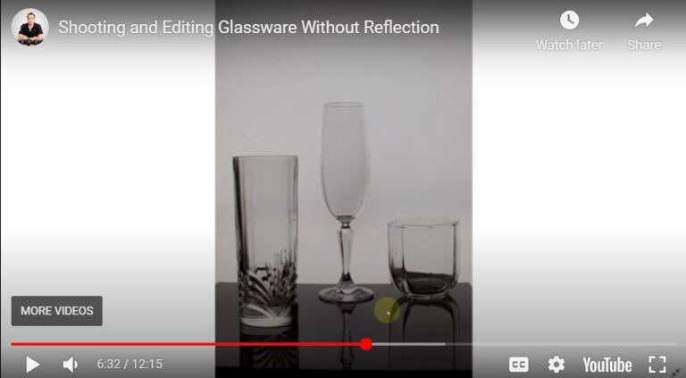 How to Photograph and Edit Glassware Without Reflection? – Beginners Tutorial