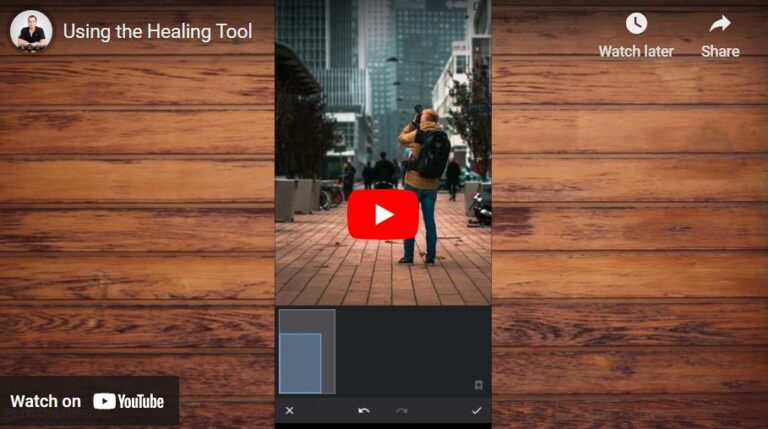 How to Use the Healing Tool in Snapseed? – Beginners Tutorial