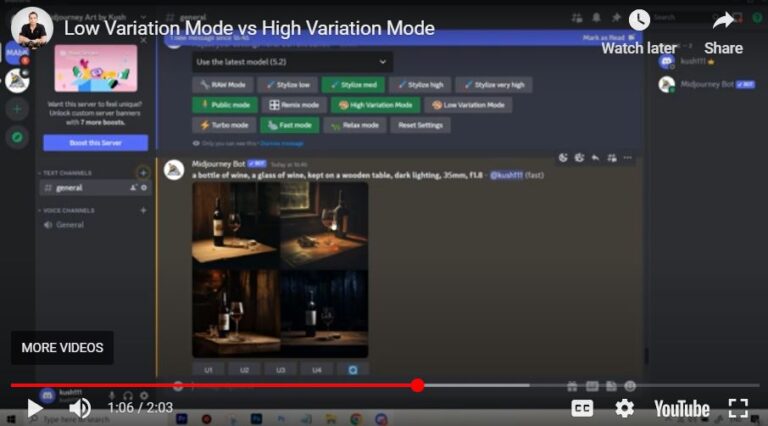 High Variation vs Low Variation Mode in Midjourney – Explained