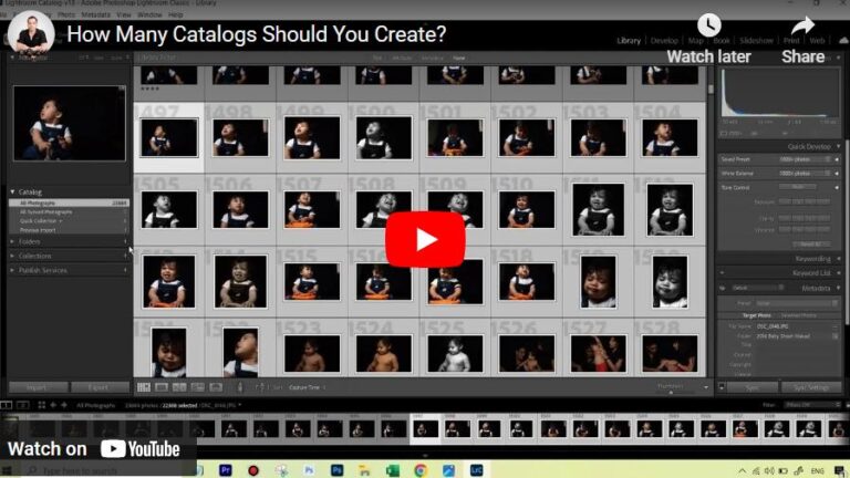 How Many Lightroom Catalogs Should You Have? Here is the Answer