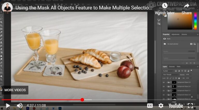 What is Mask All Objects Feature in Photoshop? – Beginners Tutorial