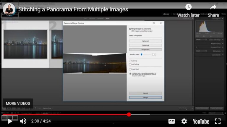 How to Create a Panorama in Lightroom Classic? – Beginners Tutorial