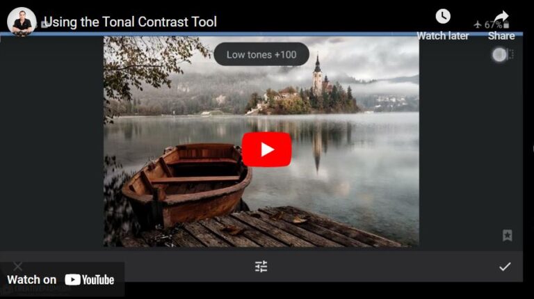 How to Use Tonal Contrast in Snapseed? – Beginners Tutorial