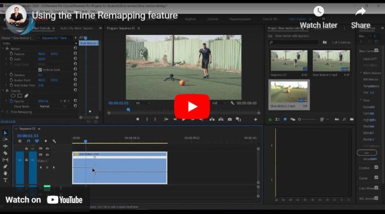 What is Time Remapping in Premiere Pro? What Does it Do? – A Demo