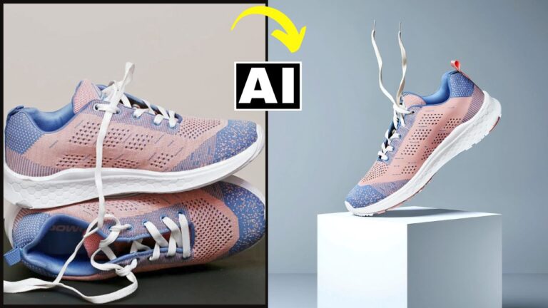 Turn Poor Looking Shoe Product Shots Into PRO Ones Using FREE AI Tools